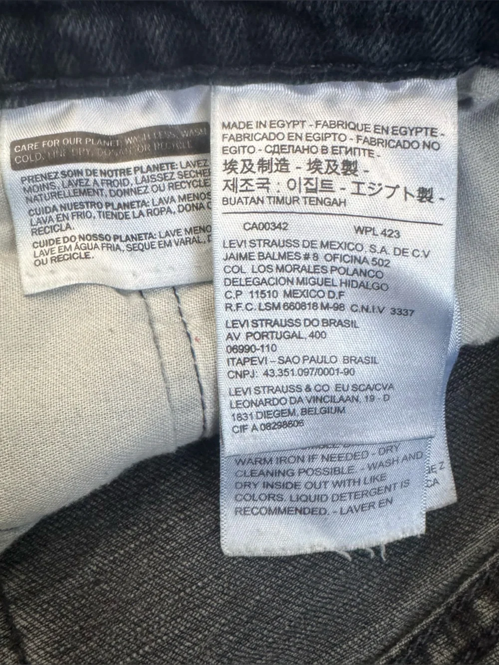 Levi's Dark Straight Jeans 505 38x32